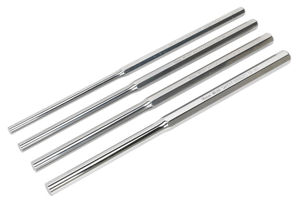 Parallel Pin Punch Set 4pc Extra-Long