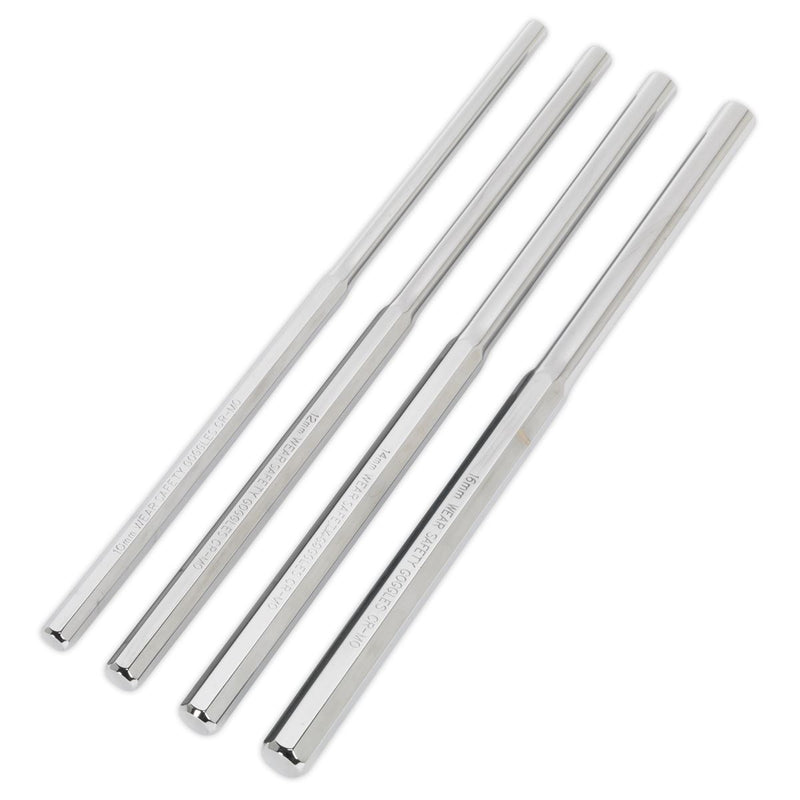 Parallel Pin Punch Set 4pc Extra-Long