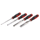Sealey Premier Hammer-Thru Wood Chisel 4pc Set AK9239