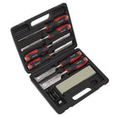 Sealey Premier Hammer-Thru Wood Chisel Set 8pc AK9240