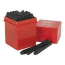 Sealey Letter & Number Punch Set 4mm 36pc AK9296