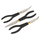 Sealey Premier Needle Nose Pliers Set Ni-Fe Finish 280mm 3pc AK930
