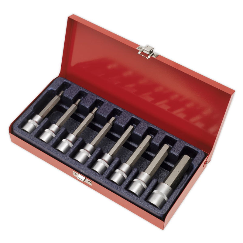 Hex Socket Bit Set 8pc 1/2"Sq Drive Metric