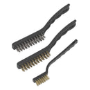 Sealey Auto Engineer's Wire Brush Set 3pc AK9801