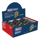 Sealey Metric/Imperial Rubber Tape Measure 5m(16ft) x 19mm - Display Box of 12 AK98912