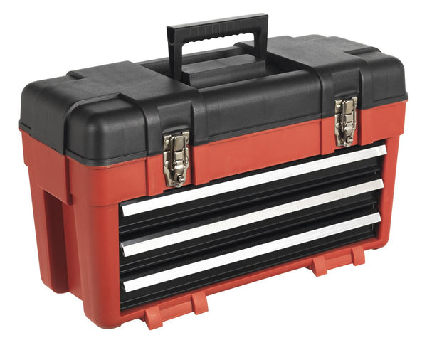 Toolbox 585mm 3 Drawer Portable