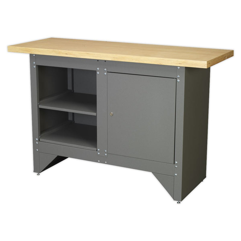 Workbench with Cupboard Heavy-Duty