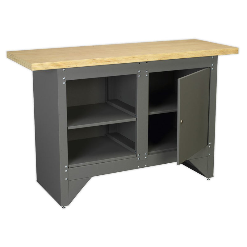 Workbench with Cupboard Heavy-Duty