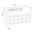Sealey Superline PRO&reg; Power Tool Storage Rack with Drawer & Power Bar AP22SRBE