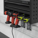 Sealey Superline PRO&reg; Power Tool Storage Rack with Drawer & Power Bar AP22SRBE