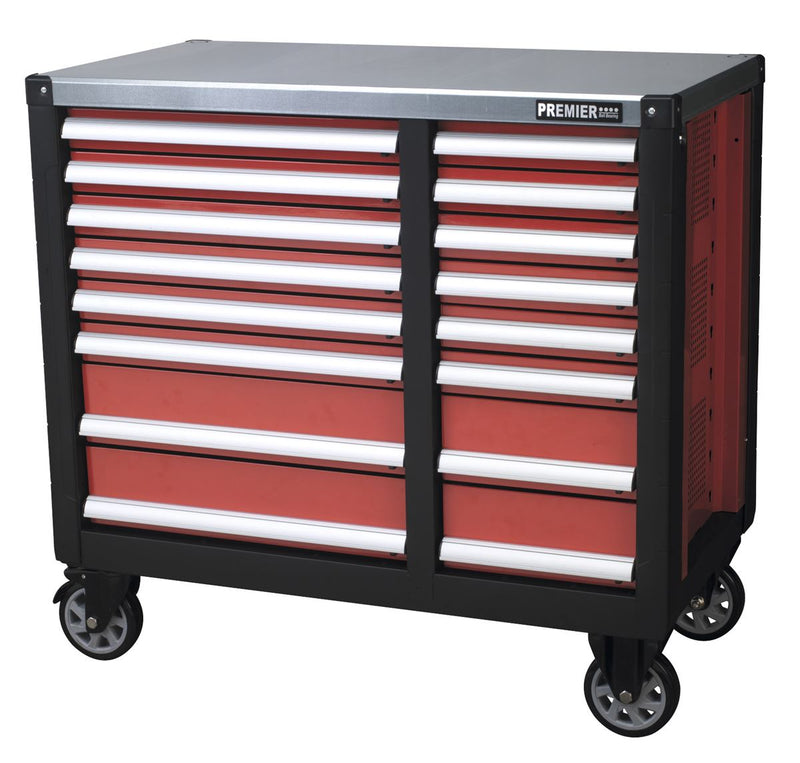 Mobile Workstation 16 Drawer with Ball-Bearing Slides