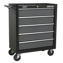 Sealey American PRO&reg; Rollcab 5 Drawer - Black/Grey AP2505B