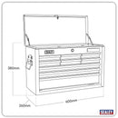 Sealey American PRO&reg; Topchest 9 Drawer - Black/Grey AP2509B