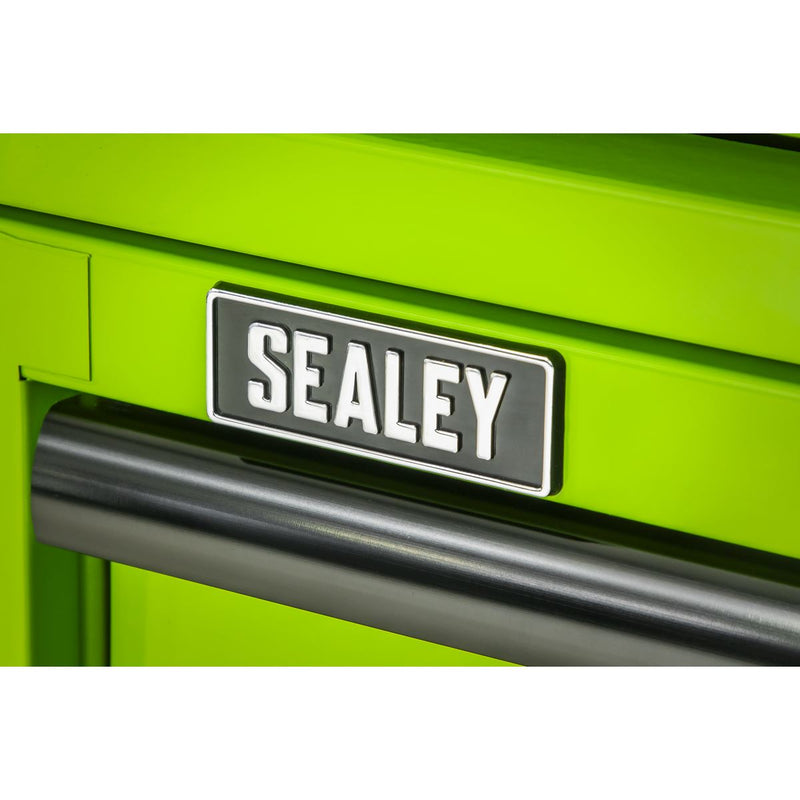 Sealey Superline PRO&reg; Mid-Box Tool Chest 2 Drawer - Green/Black AP26029THV