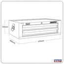 Sealey Superline PRO&reg; Mid-Box Tool Chest 2 Drawer - Orange AP26029TO
