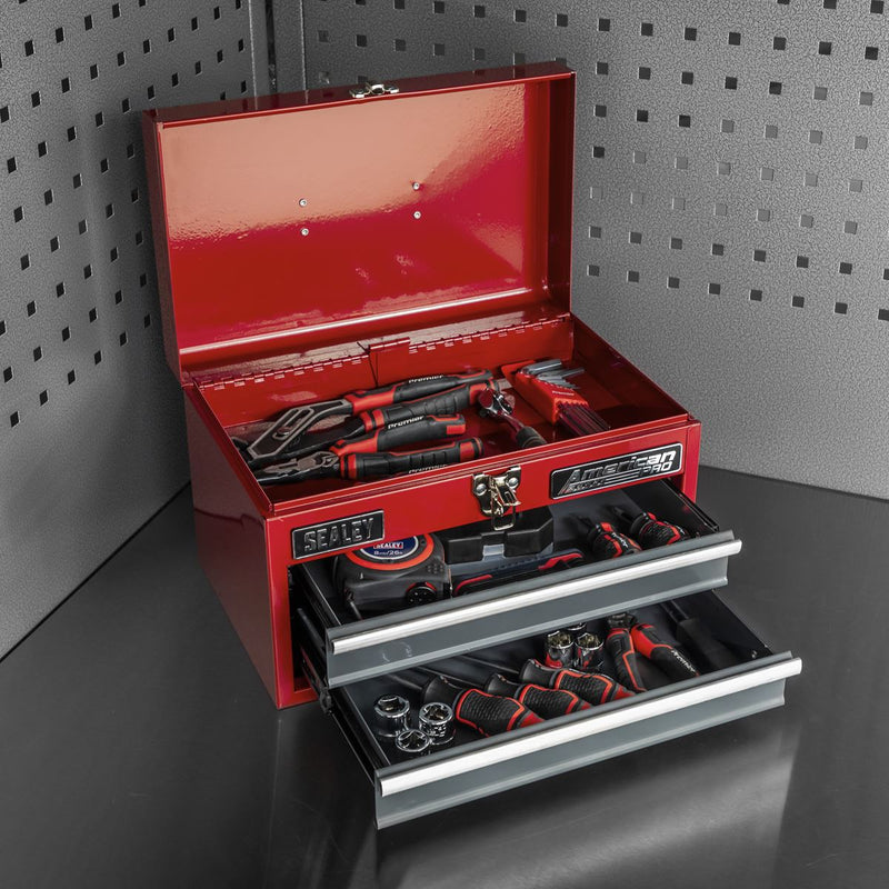 Toolbox 2 Drawer with Ball-Bearing Slides