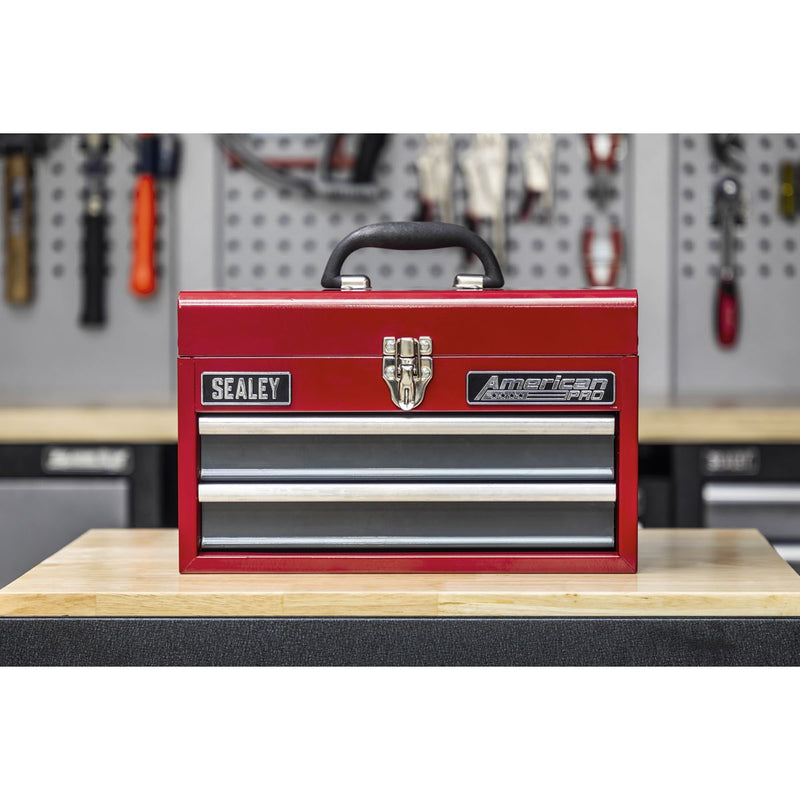 Toolbox 2 Drawer with Ball-Bearing Slides