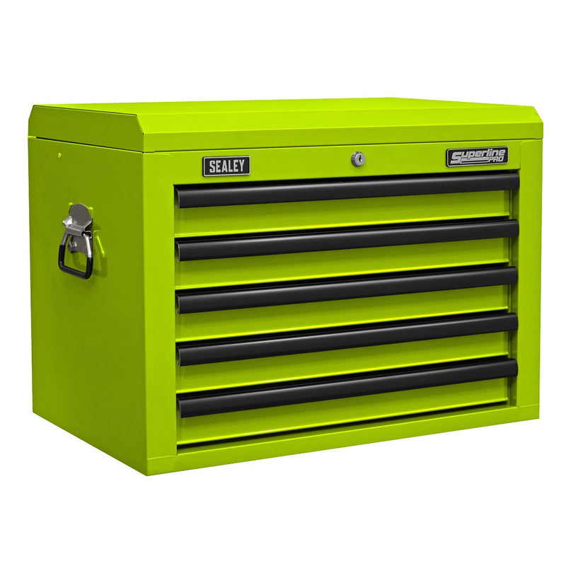 Topchest 5 Drawer with Ball-Bearing Slides - Green/Black