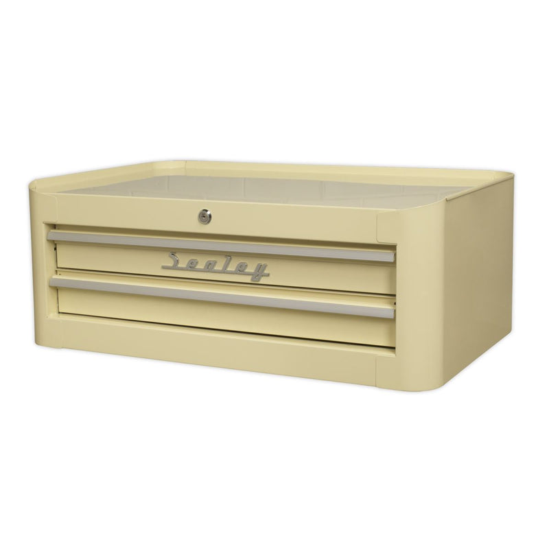 Mid-Box Tool Chest 2 Drawer Retro Style