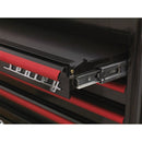 Sealey Premier&trade; Retro Style Topchest 4 Drawer - Black with Red Anodised Drawer Pulls AP28104BR