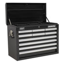 Sealey Superline PRO&reg; Topchest 10 Drawer - Black AP33109B