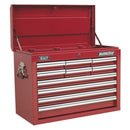 Sealey Superline PRO&reg; Topchest 10 Drawer - Red AP33109