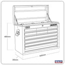 Sealey Superline PRO&reg; Topchest 10 Drawer - Red AP33109