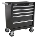 Sealey Superline PRO&reg; Rollcab 5 Drawer - Black AP33459B