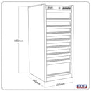 Sealey Superline PRO&reg; Hang-On Chest 8 Drawer - Black AP33589B