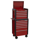 Sealey Superline PRO&reg; Topchest & Rollcab Combination 10 Drawer AP3410STACK