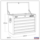 Sealey American PRO&reg; Topchest 5 Drawer - Black/Grey AP3505TB