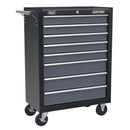 Sealey American PRO&reg; Rollcab 8 Drawer - Black/Grey AP3508TB