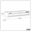 Sealey Superline PRO&reg; Heavy-Duty Mid-Box Tool Chest with Drawer - Black AP41119B