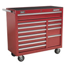 Sealey Superline PRO&reg; Heavy-Duty Rollcab 12 Drawer - Red AP41120