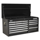 Sealey Superline PRO&reg; Heavy-Duty Topchest 14 Drawer - Black AP41149B
