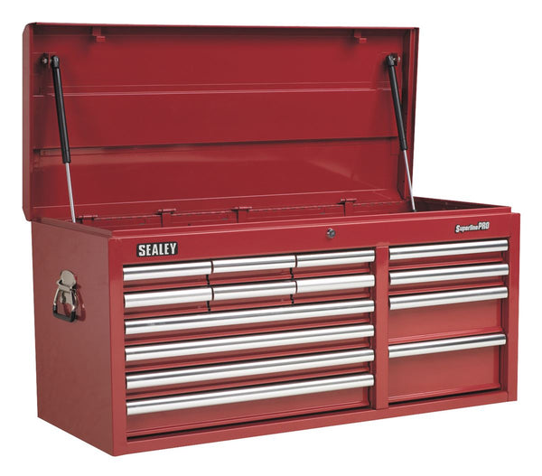 Topchest 14 Drawer with Ball-Bearing Slides Heavy-Duty - Red