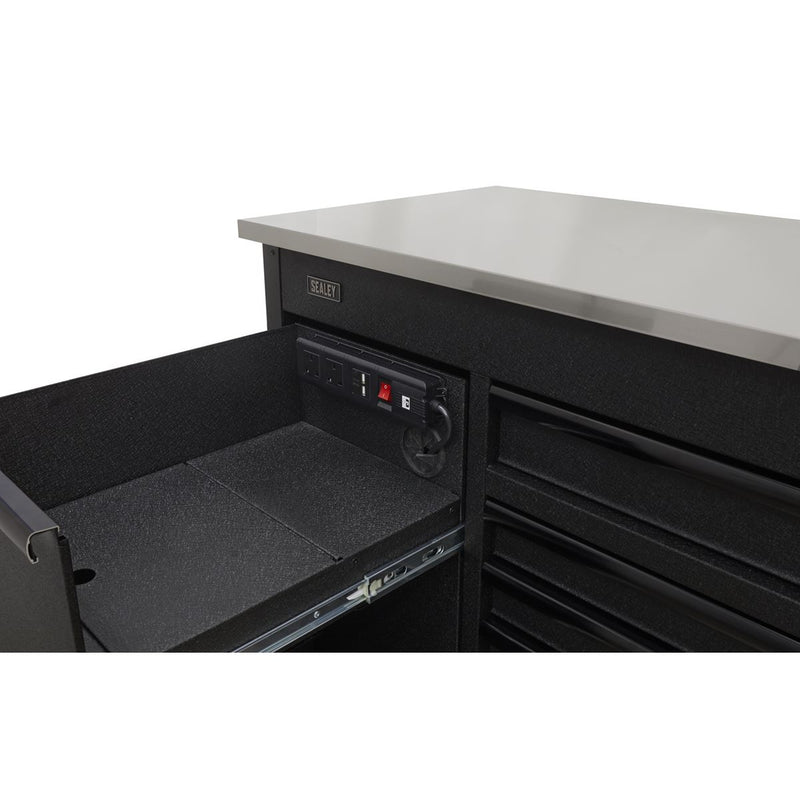 Mobile Tool Cabinet 1120mm with Power Tool Charging Drawer