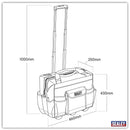 Sealey Heavy-Duty Tool Storage Bag on Wheels 450mm AP512