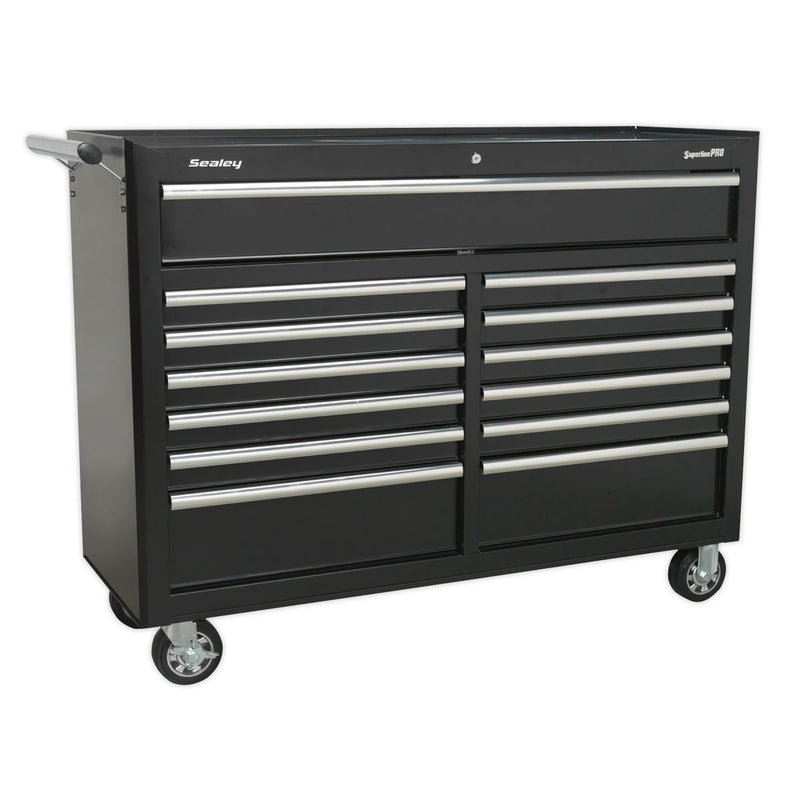 Rollcab 13 Drawer with Ball-Bearing Slides - Black