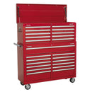 Sealey Superline PRO&reg; Tool Chest Combination 23 Drawer - Red AP52COMBO1