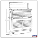 Sealey Superline PRO&reg; Tool Chest Combination 23 Drawer - Red AP52COMBO1