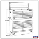 Sealey Superline PRO&reg; Tool Chest Combination 23 Drawer - Black AP52COMBO2