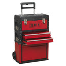 Sealey Mobile Steel/Composite Toolbox with 3 Compartments AP548