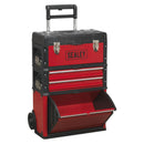 Sealey Mobile Steel/Composite Toolbox with 3 Compartments AP548