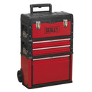 Sealey Mobile Steel/Composite Toolbox with 3 Compartments AP548