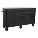 Sealey Superline PRO&reg; Mobile Tool Cabinet with Power Tool Charging Drawer 1600mm AP6310BE