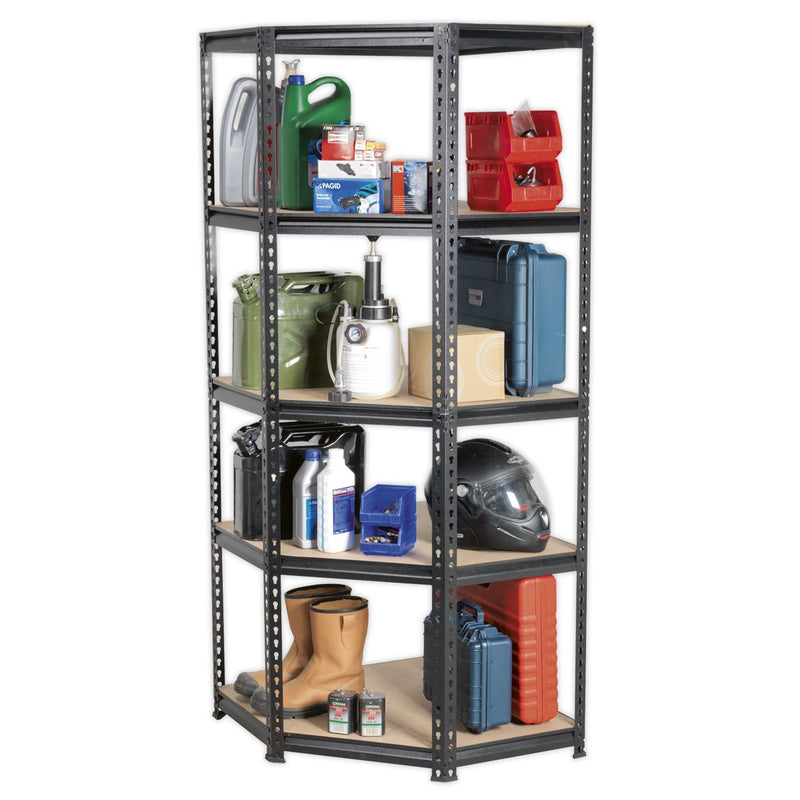 Corner Racking Unit 5 Level 150kg Capacity Per Level