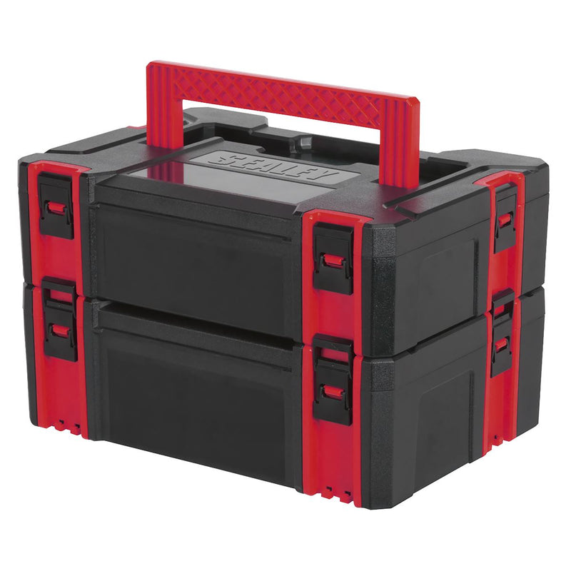 Sealey ABS Stackable Click Together Toolbox - Small AP8130