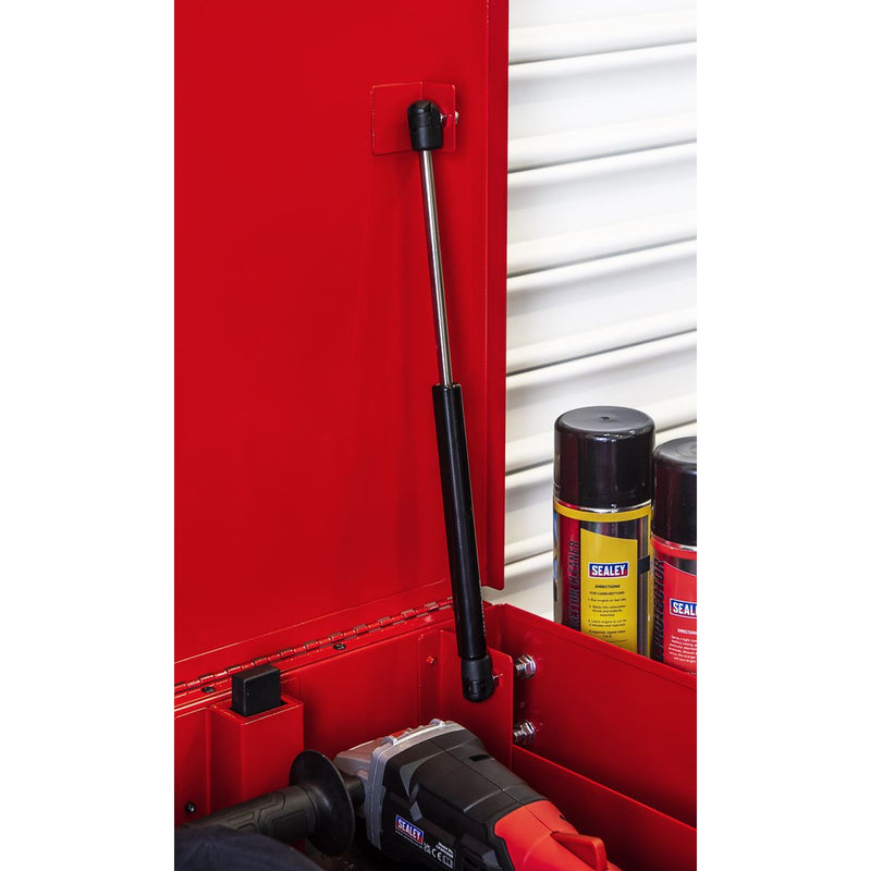 Heavy-Duty Mobile Tool & Parts Trolley with 5 Drawers & Lockable Top