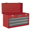 Sealey American PRO&reg; Tool Chest 3 Drawer - Red/Grey AP9243BB